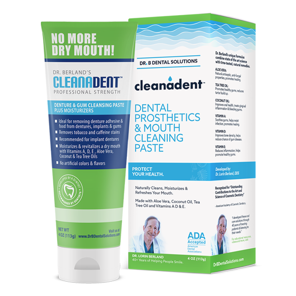 Dr. Berland's Cleanadent Denture Cleansing Paste - 4oz